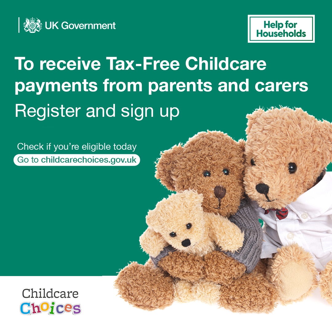  Receive Tax-Free Childcare payments display image