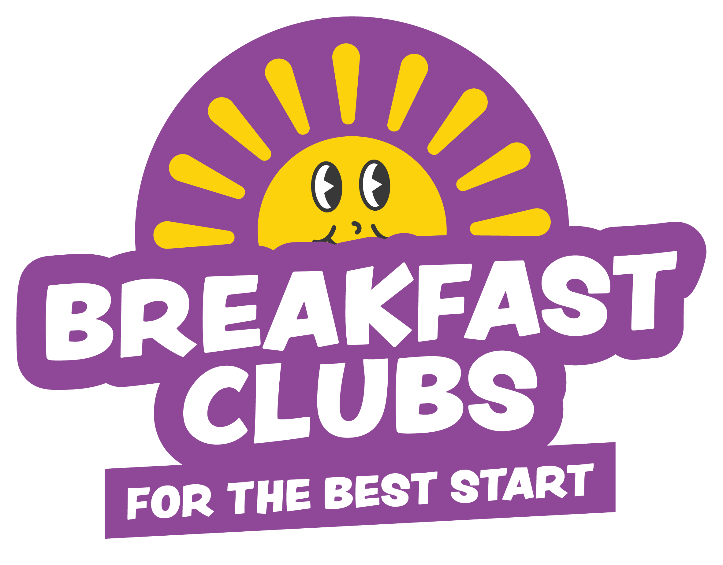 Breakfast clubs logo - tag line 'for the best start' 