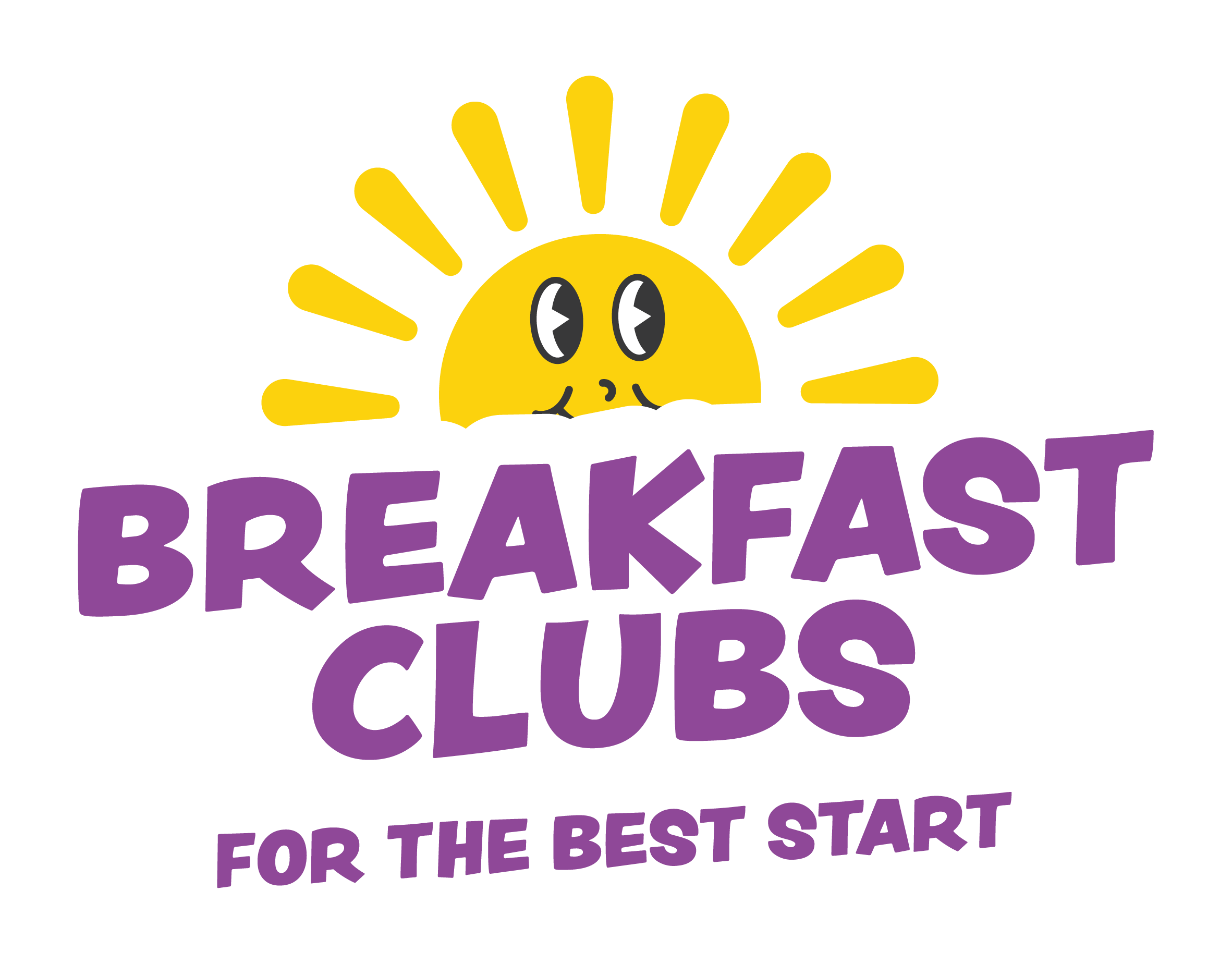 Breakfast clubs logo - tag line 'for the best start' 