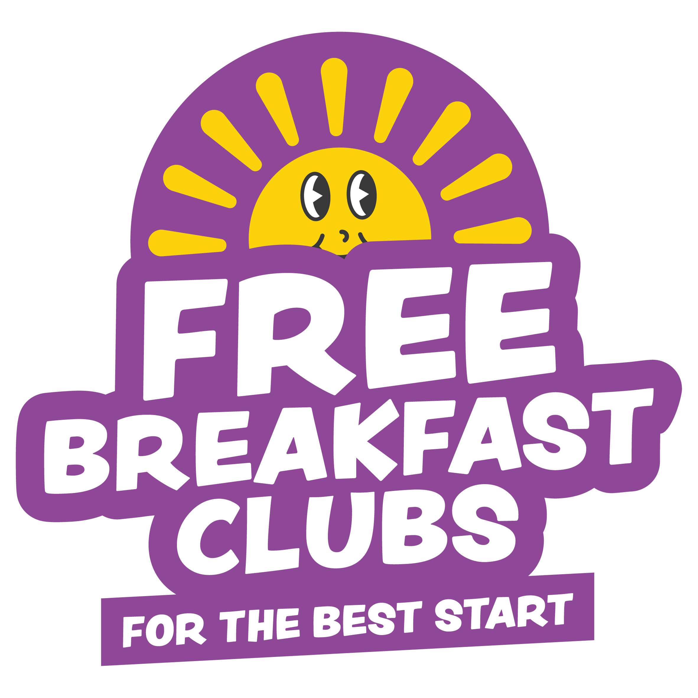 Breakfast clubs logo - tag line 'for the best start' 