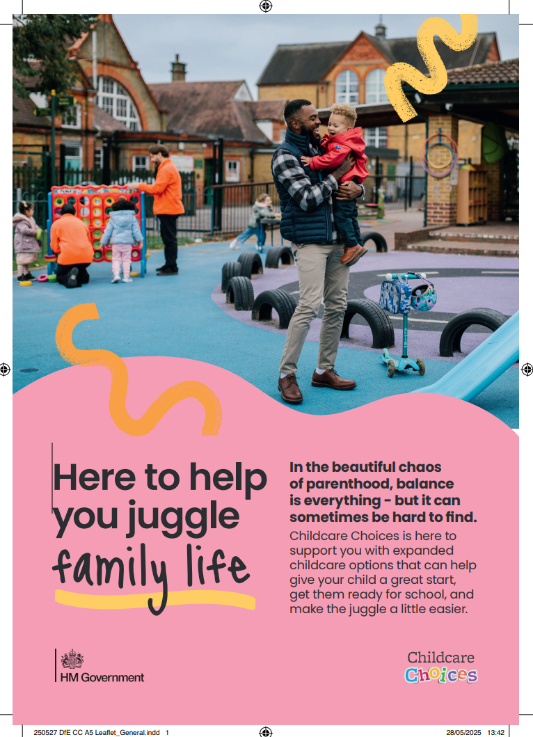 English: Print-ready Childcare Choices leaflet