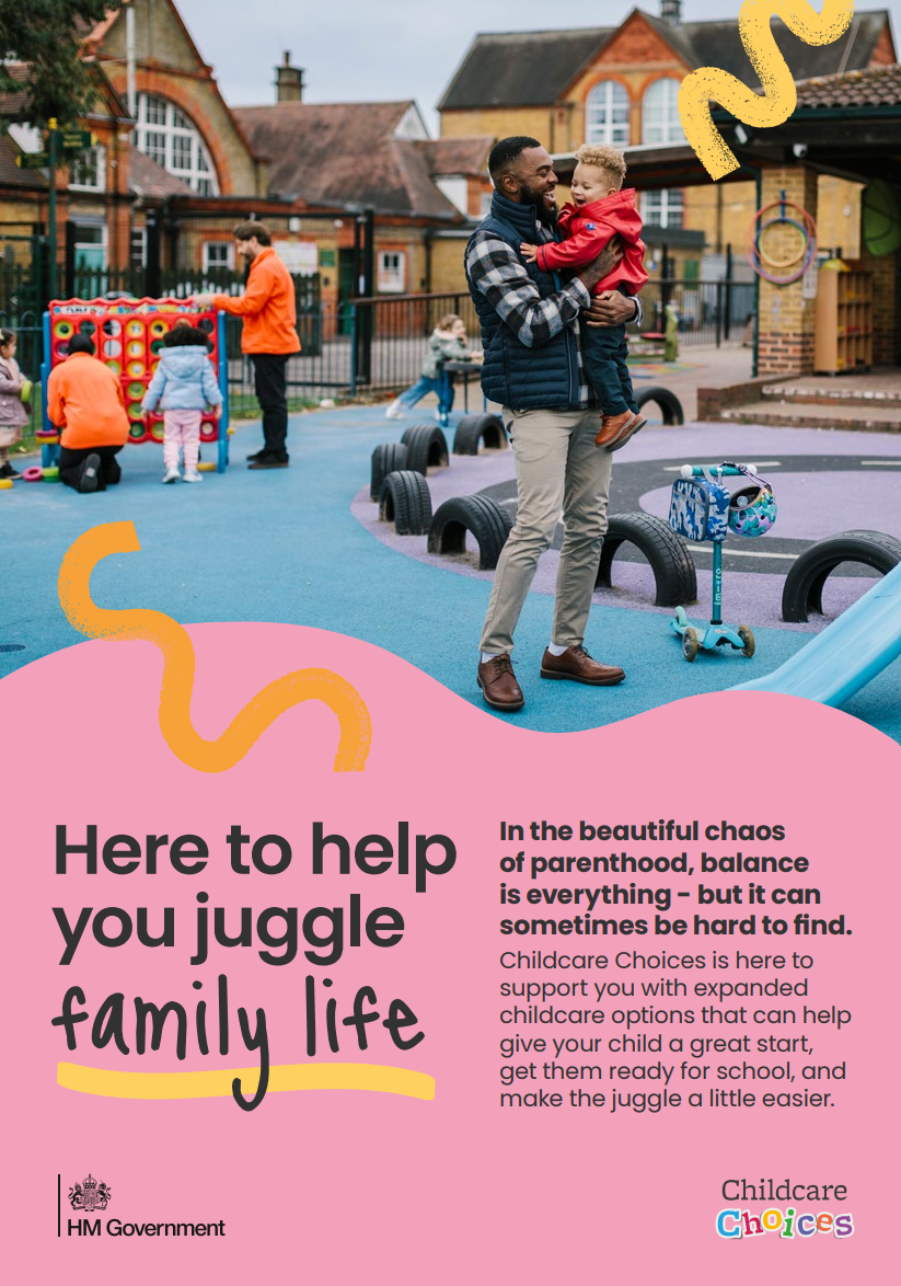 English: Childcare Choices digital leaflet